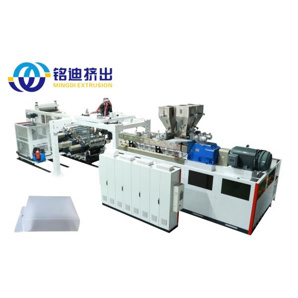 Quality PC PMMA GPPS MS PS PP Transparent Sheet Film Single Screw Extruder Machine wholesale