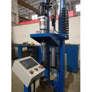 China 1.5KW Valves Revalving Installing Machine For LPG Cylinder Reconditioning Plant on sale