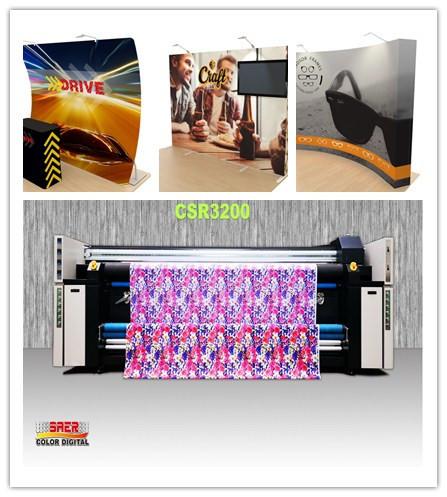 Quality Roll To Roll Flag Printing Machine Intelligent PID Temperature Control wholesale