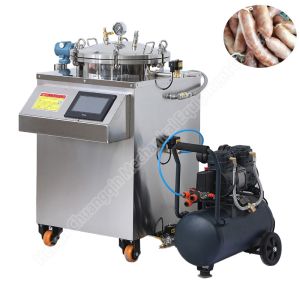 Fully Automatic Processing Vertical Autoclave Sterilizer Retort 80L 6/9KW