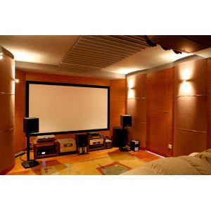 High Quality Picture 120 Inch 10 Feet Fixed Frame Projection Screen Wall Mount