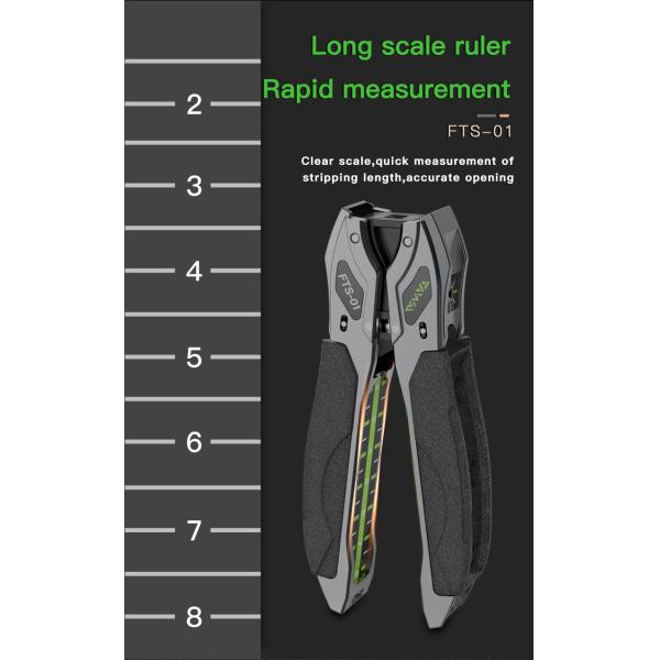 FTS-01 Drop Cable Stripper Flat Cable Stripper Fiber Optic Wire Cutting Machine