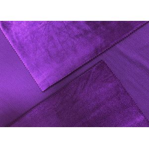 200GSM Stretchy Purple Corduroy Fabric for Pants Accessories 94% Polyester