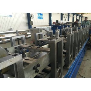 Alumiumum Down Spout Roll Forming Machine Pipe Type 9mx1.4mx1.4m Dimention