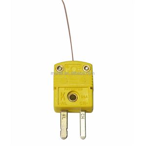 High Temperature Thermocouple Sensor with omega plug GG-K-30-SLE Fiberglass K