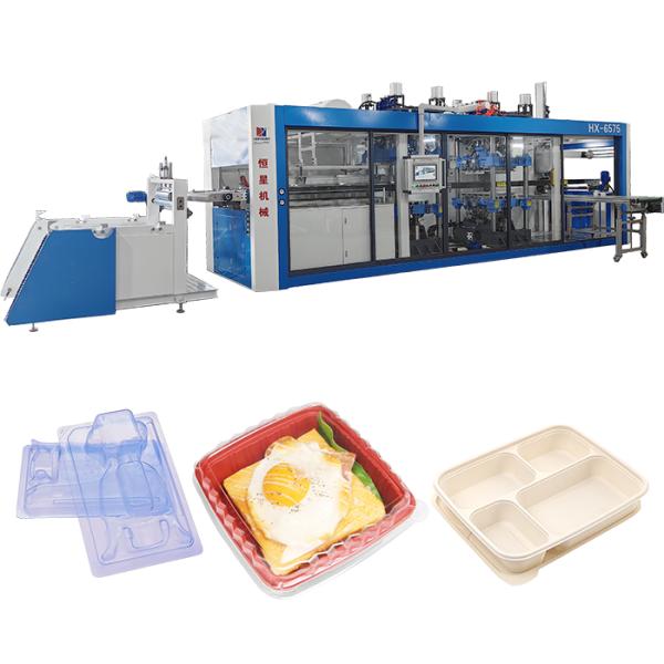 Quality PLC Control Pressure Thermoforming Machine with 650*750mm Forming Area and 120mm Forming Height for 0.15-2.0mm Thickness wholesale