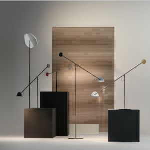 Nordic Creative 5W LED Floor Light Black with Long Arm UP Down Copernica P LED