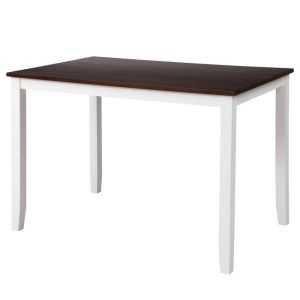 White 5 Piece Kitchen Table And Chairs Set W29.52”Table