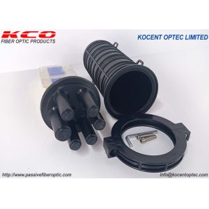 144fo ABS PPR PC Cable Fiber Distribution Splice Closure Box Dome 1 In 5 Out