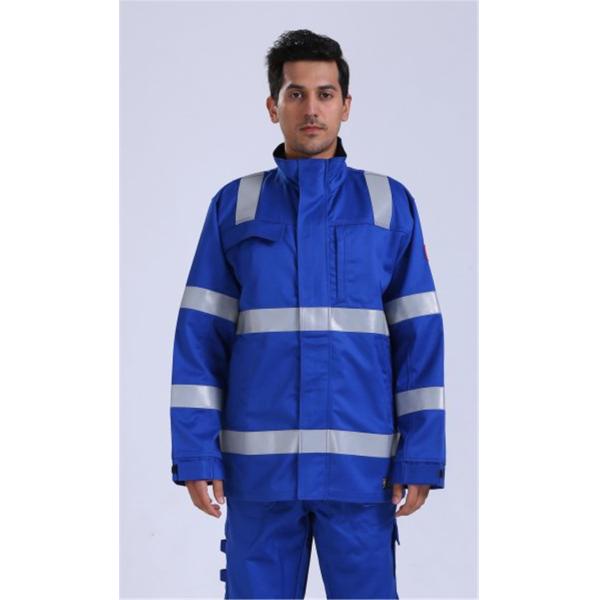Quality IEC61482 Flame Retardant Jacket , 350gsm Electrical Safety Suit wholesale