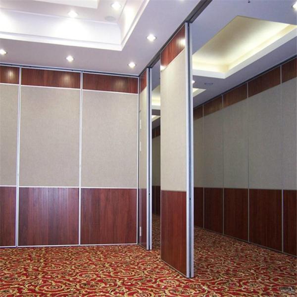 Mirror Surface Acoustic Room Dividers Folding Wall Partition Fire Proof