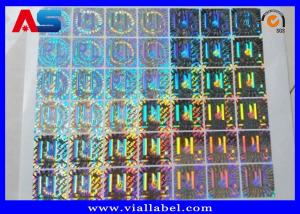 Cheap Custom Holographic Stickers , Anti Fake 3D Hologram Stickers Printing for sale