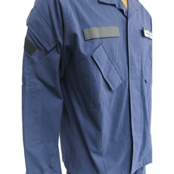 Navy ACU Military Uniform 65 Polyester 35 Cotton Tactical Field Uniform Ripstop and Breathable
