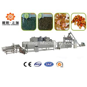 Cheap Fully Automatic Fish Feed Production Equipment , Floating Fish Feed Pellet Making Machine for sale