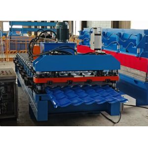 Galvanized Glazed Roofing Tile Roofing Sheet Forming Machine Chain Transmission