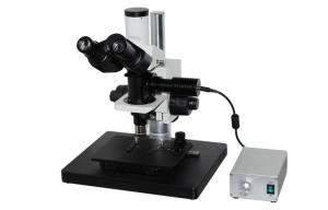 Cheap Trinocular Differential Contrast Microscope 100X With DIC / LED Illumination for sale