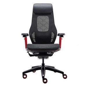 Polished Aluminum Mesh Gaming Chairs PA Back Frame Executive