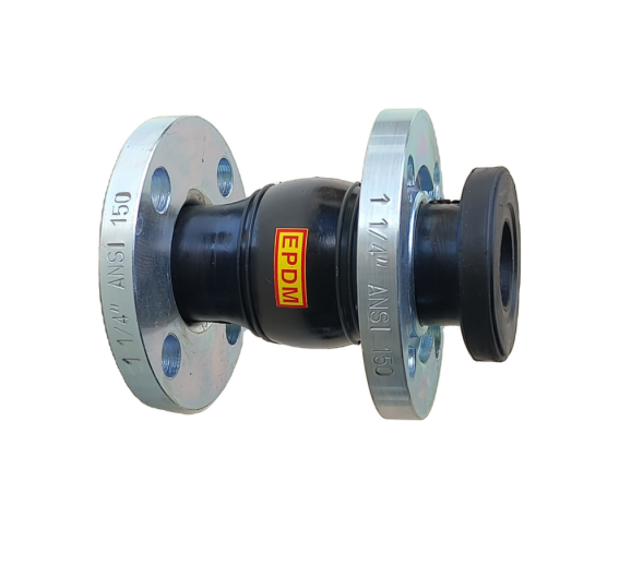 DN32 Single Sphere Rubber Expansion Joint With EPDM Rubber ANSI 150LB Galvanized