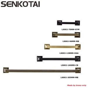 Antique rectangular furniture pull handle by brass for cabinet,cupboard