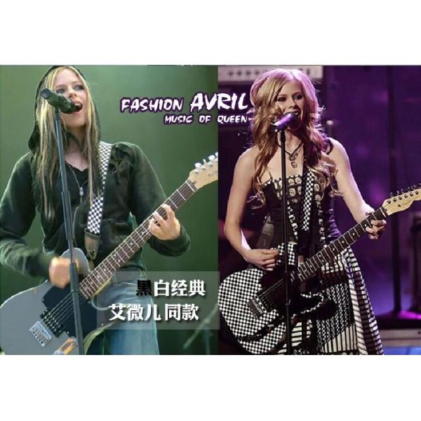 Customize Guitar Strap / Monogrammed Leather Guitar Strap With Buckle