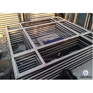 Custom Aluminum Window Profile With Extruded Anodizing / Mill Finish