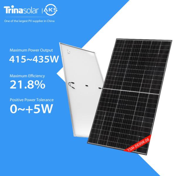 Mono Facial Trina Solar Bifacial Modules 415w 420w 425w Photovoltaic Solar
