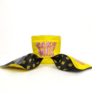 Resealable Smell Proof ziplockk Packaging Mylar weed Bags Custom Printed Plastic