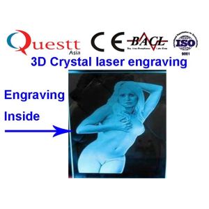 Personalized 3D Photo Crystal Laser Engraving Machine Benchtop Type Oversea