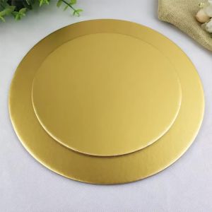 OEM Custom Round Cake Boards Cake Cardboard Base Glossy Or Matte Lamination