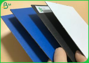 China Strong 1.5mm 2mm Thick Black White Laminated Cardboard Sheet for durable box on sale