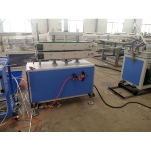 PP / PE Deck Plastic Profile Extrusion Line , WPC Tray Profile Extrusion