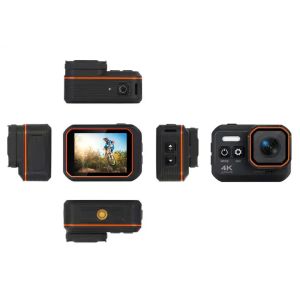 Waterproof 4K 24FPS 6G lens action camera Video camera