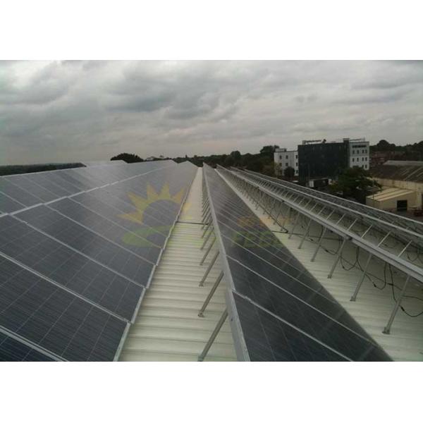 Aluminum Metal Roof Solar Mounting Systems With Great Anti - Deterioration