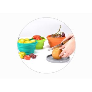 Portable Travel Silicone Food Storage Containers Microwave Oven Silicone
