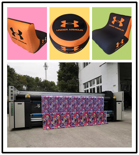 360 * 1080dpi Digital Sublimation Printing Machine For Advertising Flags /