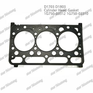 China D1703 D1803 Cylinder Head Gasket Metal 1.20mm 1G750-03312 1G750-03310 Suitable For Kubota Engine on sale