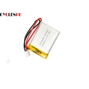 Rechargeable 503040 Lithium Ion Polymer Battery 3.7v 600mah For Portable Speaker