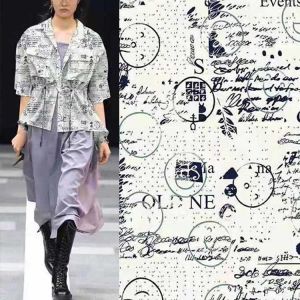 Tie Dying Cupro Viscose Printed Woven Fabrics 138cm-145cm Stretchable