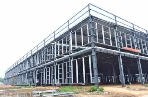 Quick Constructional Large Span Steel Space Frame Modern Hall Shed Construct Economical Houses Kits Shopping Supermarket Retail Building