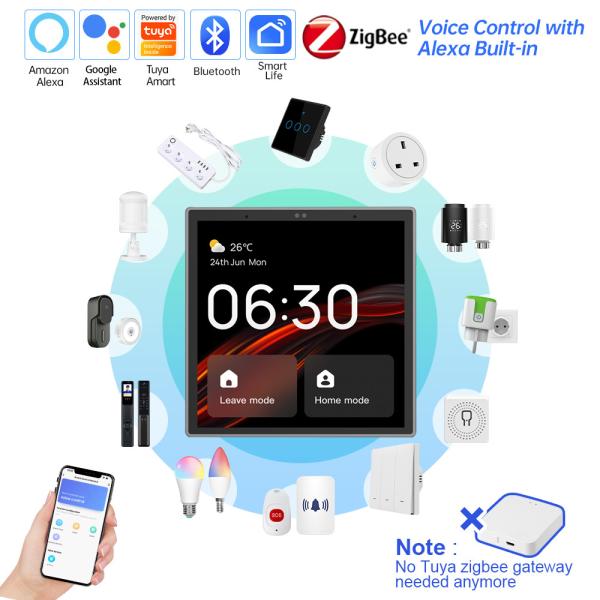 Quality 4inch Smart Home Touch Screen Panel Multimedia Interconnection Function Controller wholesale