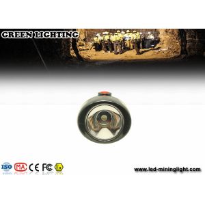 Black OEM Anti - Explosive Rechargeable Miners Headlamp 13000 LUX High