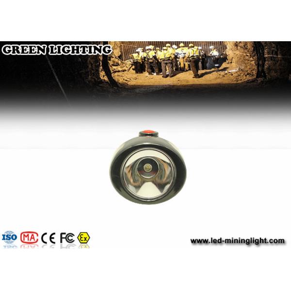 Black OEM Anti - Explosive Rechargeable Miners Headlamp 13000 LUX High