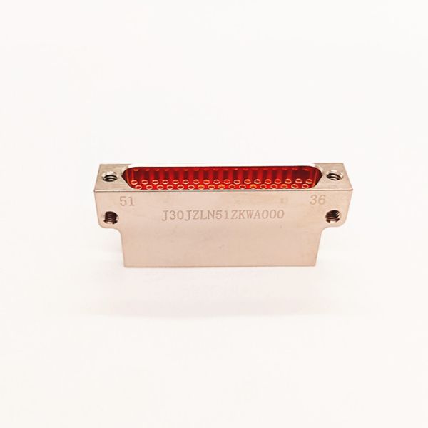J30JZ Series 15 pins Low Insertion Force Micro Rectangular Connector with 1.27mm Pitch for aerospace Grade Applications