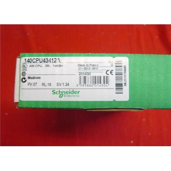 140CPU43412A Modicon Quantum PLC / CPU Single Slot 80486 Processor With