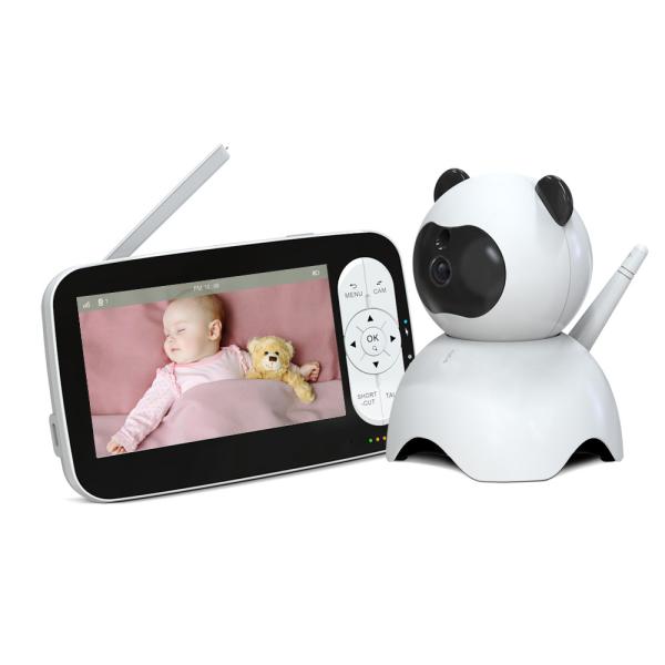 Quality 5 Inch Two-Way Audio Baby Monitor with Night Vision and 360° Pan-Tilt wholesale