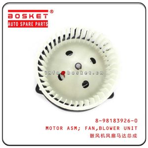 Cheap 8-98183926-0 8981839260 Blower Unit Fan Motor Assembly For Isuzu 700P 4HK1 VC46 for sale