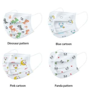 S&J Wholesale Cute Safety Disposable Face Mask Custom Color Available Cute Face