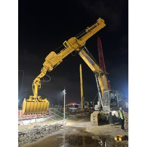 Construction Machinery Telescopic Arm , Lightweight Excavator Boom Arm