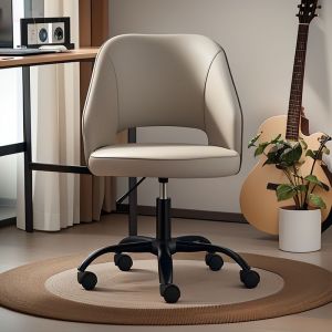 PU Leather Executive Swivel Style Ergonomic Computer Meeting Chair with Fixed