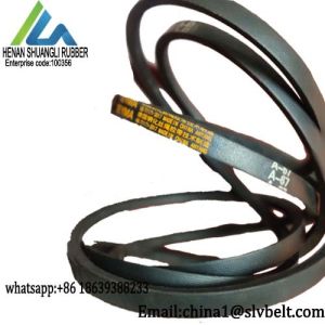 Cheap Mechanical Transmission Classical Wrapped V-belt for general drive Wear Resistance Trapezoid Type A Length 82''-92'' for sale